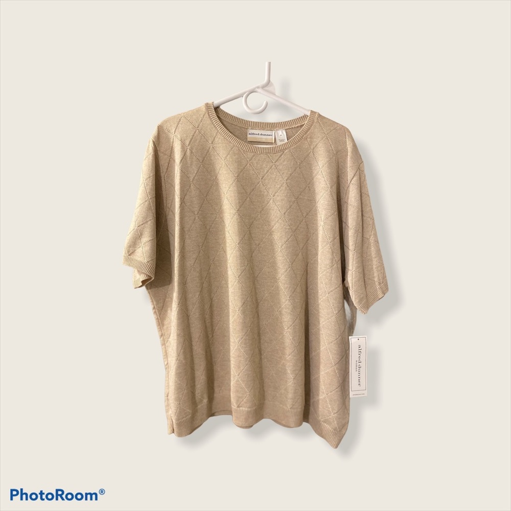 NWT Alfred Dunner Short Sleeve Top  size 3x